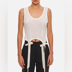 Simone Rocha Bow Tail Easy Tank